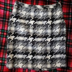 Ann Taylor LOFT Houndstooth Skirt